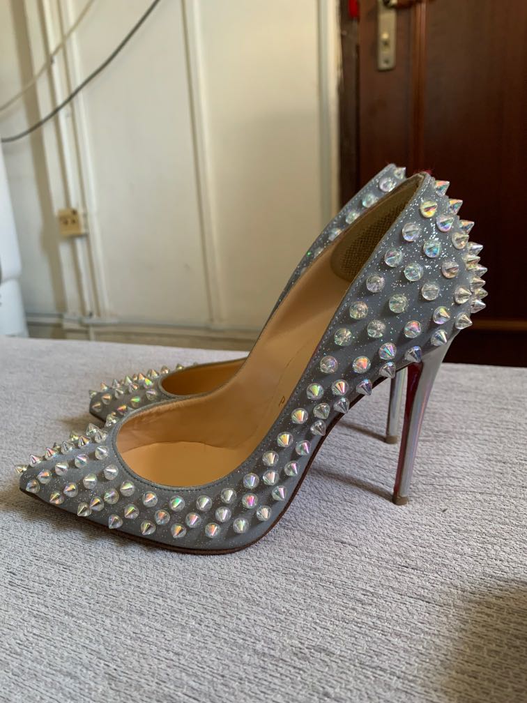 Christian Louboutin Follies Spikes 100mm Luxury Sneakers