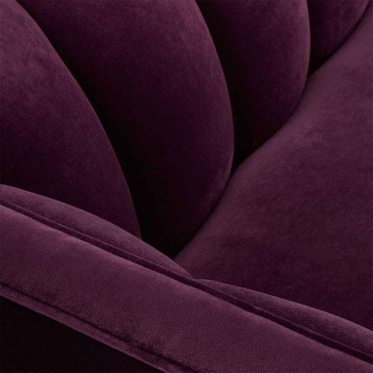 Crate & Barrel Velvet Sofa, Furniture & Home Living, Furniture, Sofas