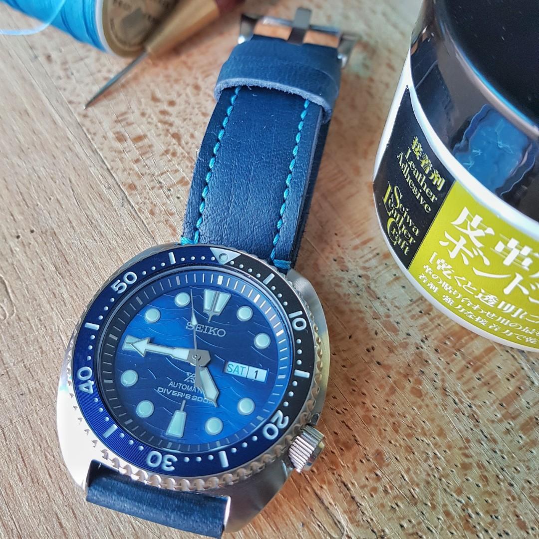 Custom made leather watch straps, Luxury, Watches on Carousell