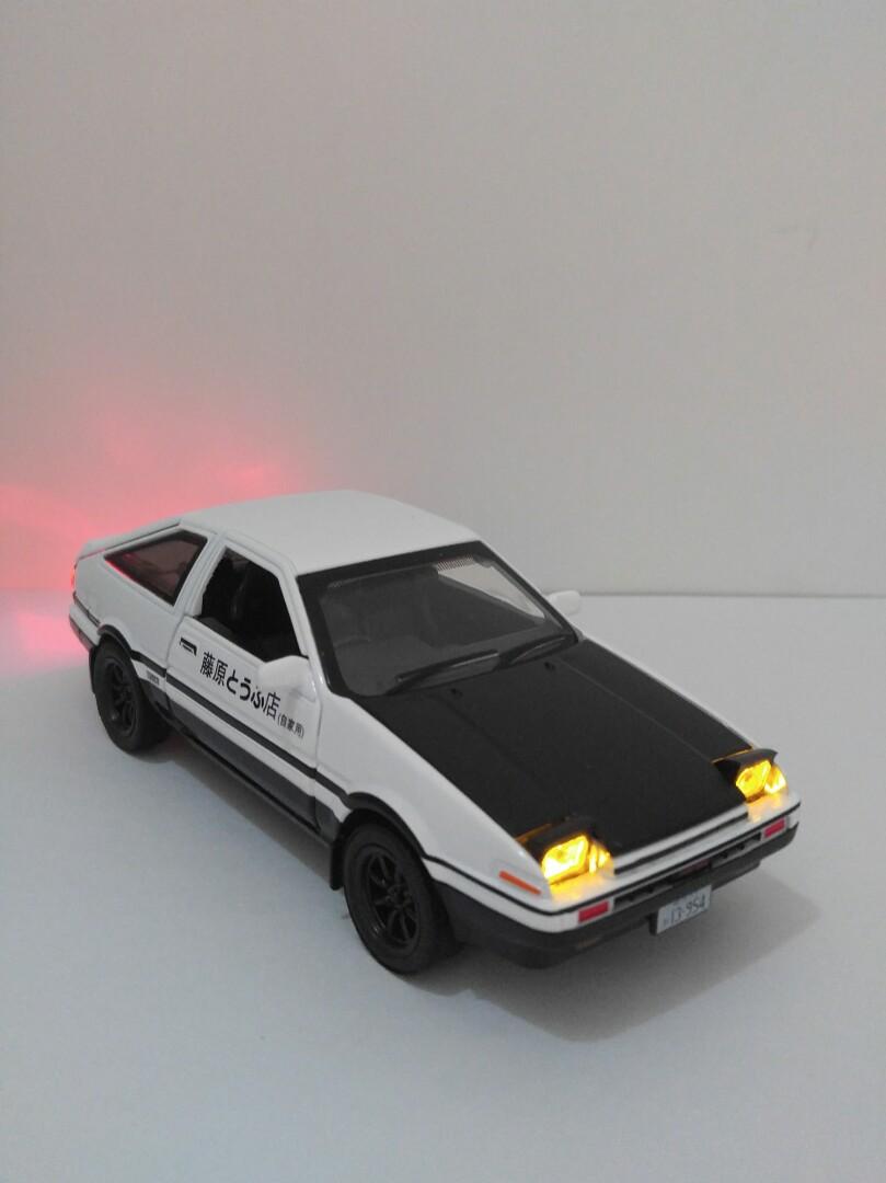 頭文字d Initial D 藤原拓海trueno Ae86 秋明山車神模型車景品 玩具 遊戲類 玩具 Carousell