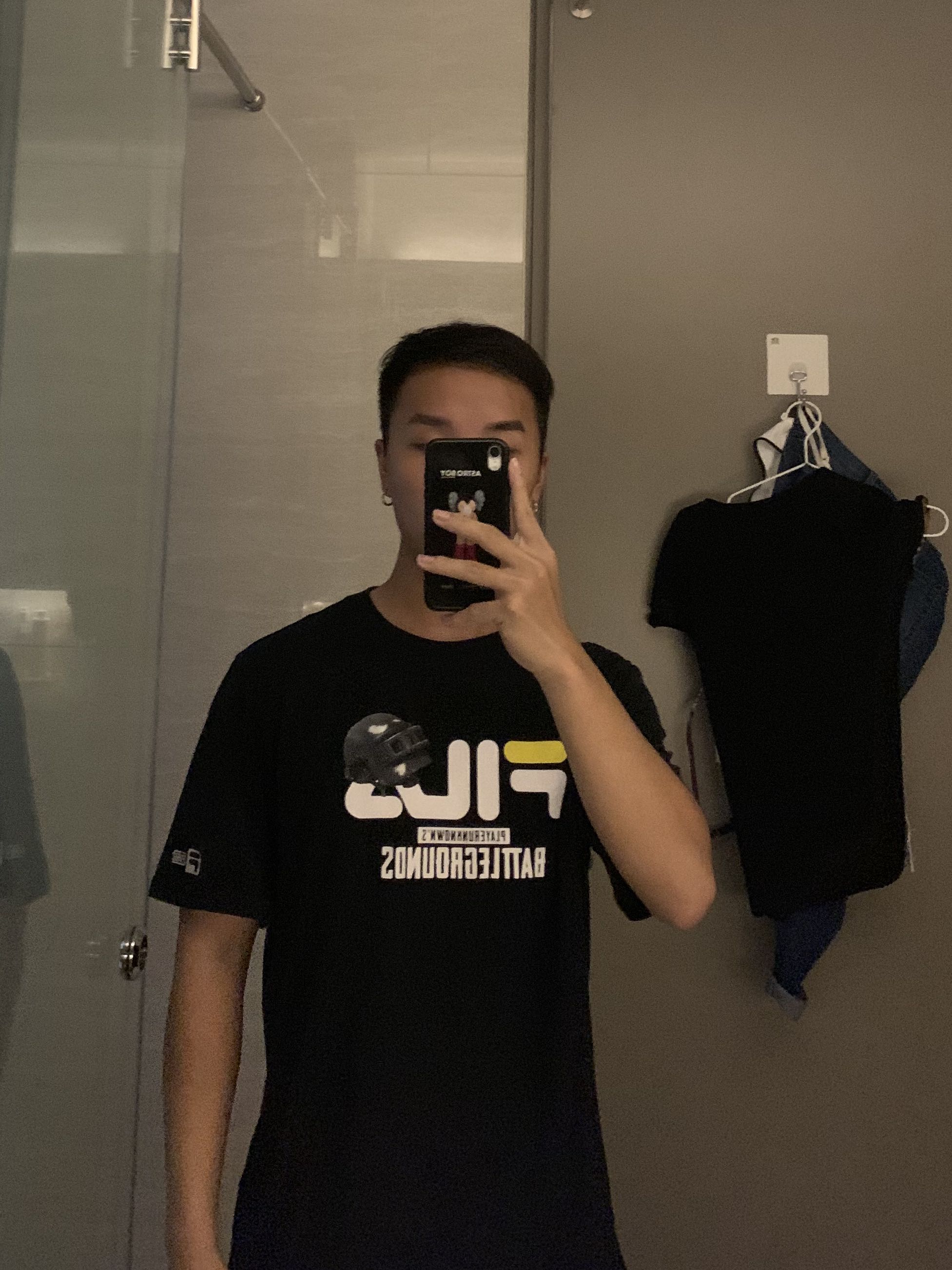 FILA x PUBG tee Men s Fashion Tops Sets Tshirts Polo Shirts