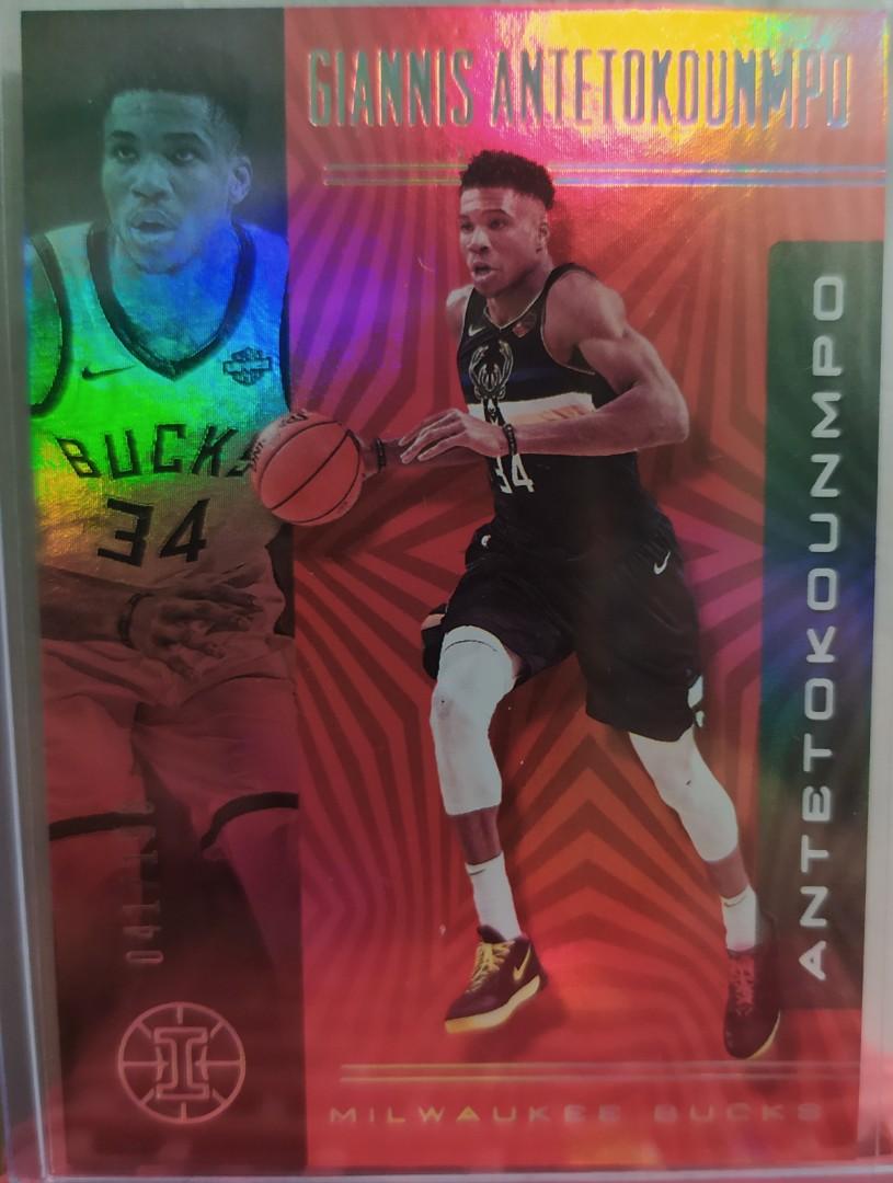 GIANNIS ANTETOKOUNMPO (RARE) 41/199 Ruby Red Illusions Card, Hobbies   Toys, Toys  Games on Carousell
