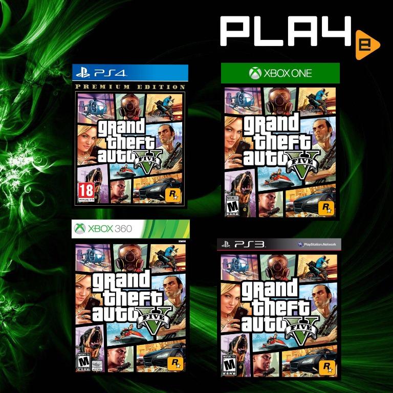 Grand Theft Auto V Regular Premium Edition Ps4 Xbox One Xbox 360 Ps3 Toys Games Video Gaming Video Games On Carousell