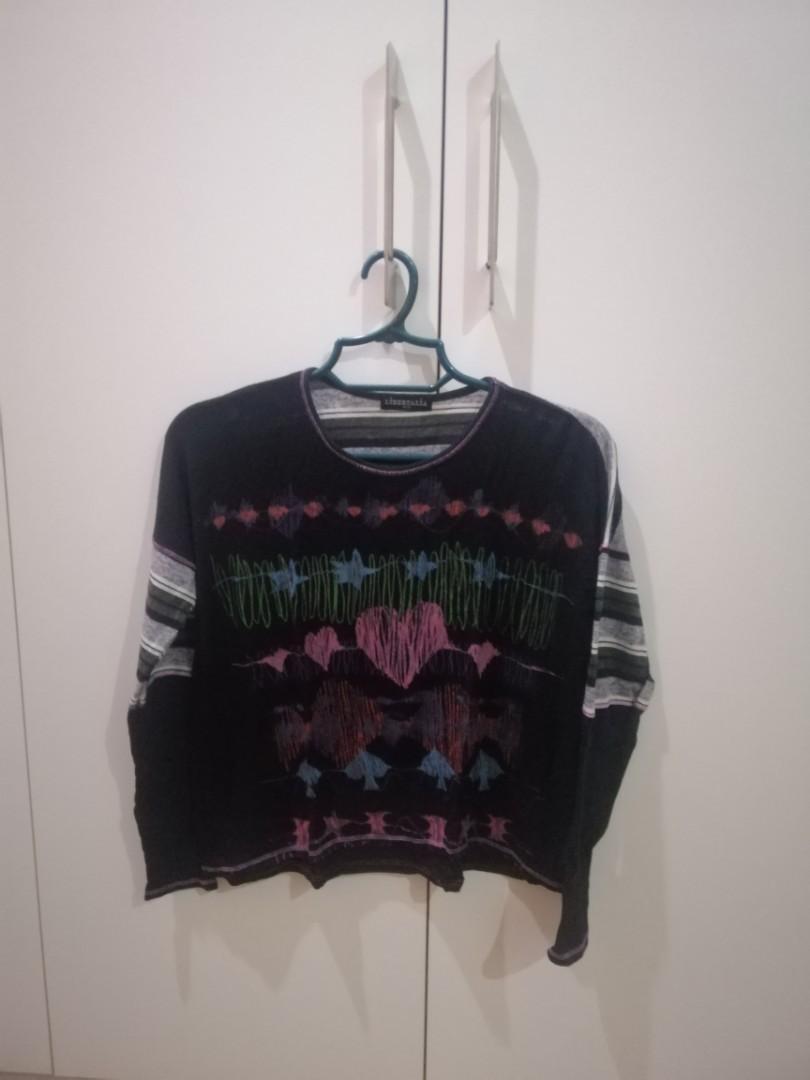 Graphic Cropped Long Sleeves (Category: Longsleeves) located in Cebu City. Submitted by declutter101_ (Listing ID 1037089563, Image 1). Description: .