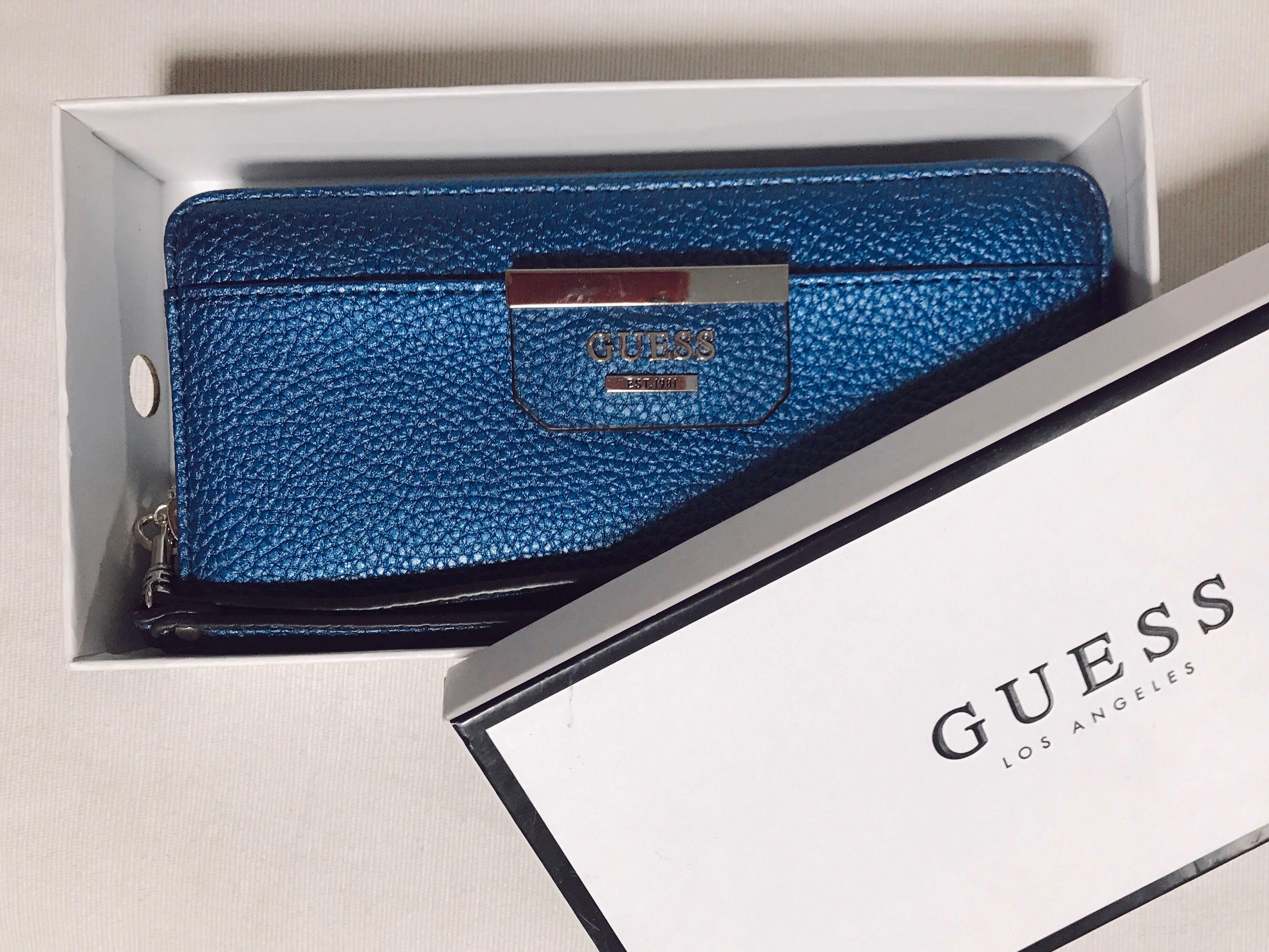 Guess bobbi large zip around wallet hotsell