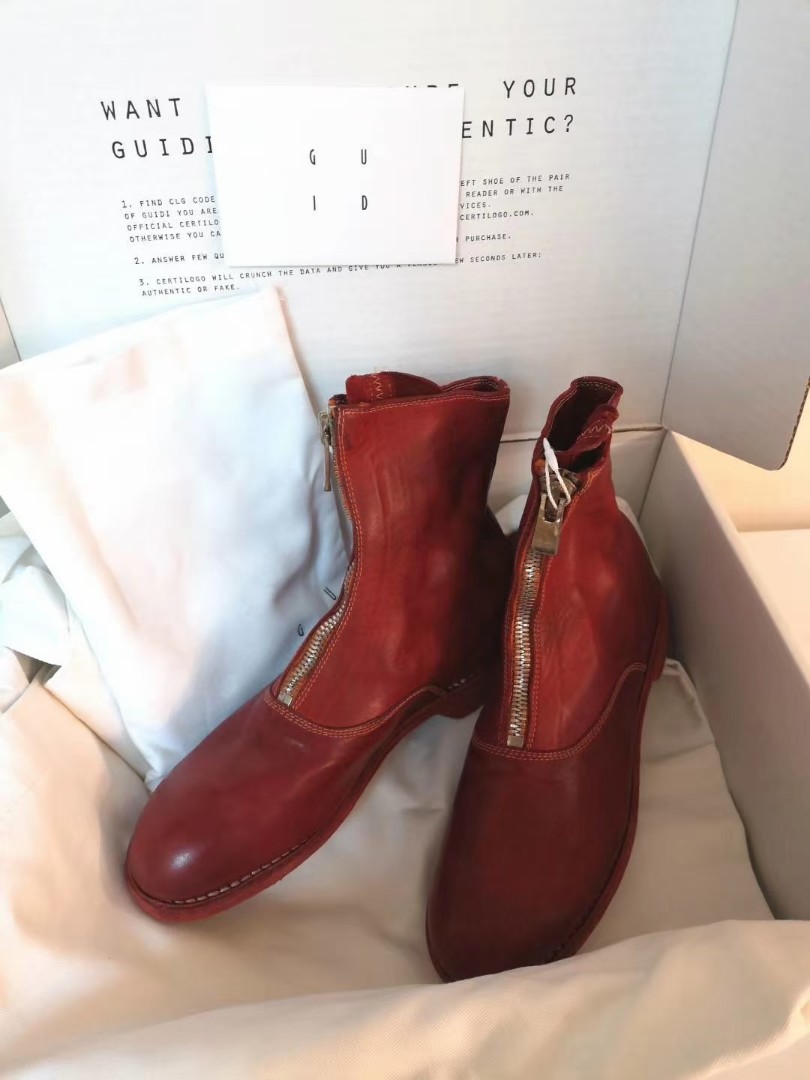 🌈🌈🌈Guidi Boots, 女裝, 鞋, 靴- Carousell