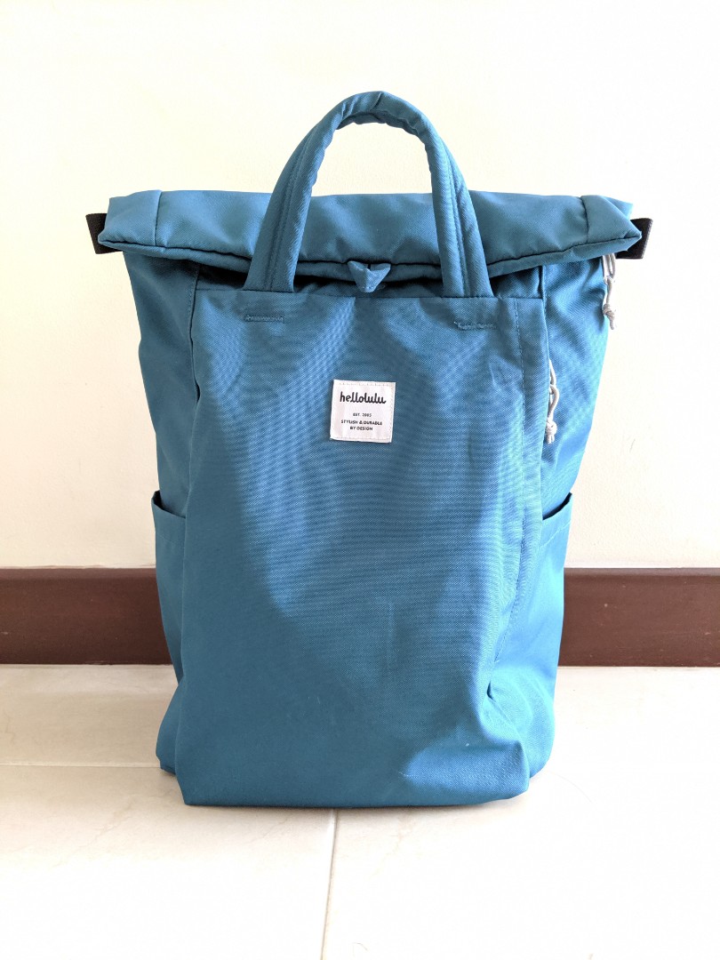 Hellolulu Tate Backpack (Teal), Men's Fashion, Bags, Backpacks on - Main Image
