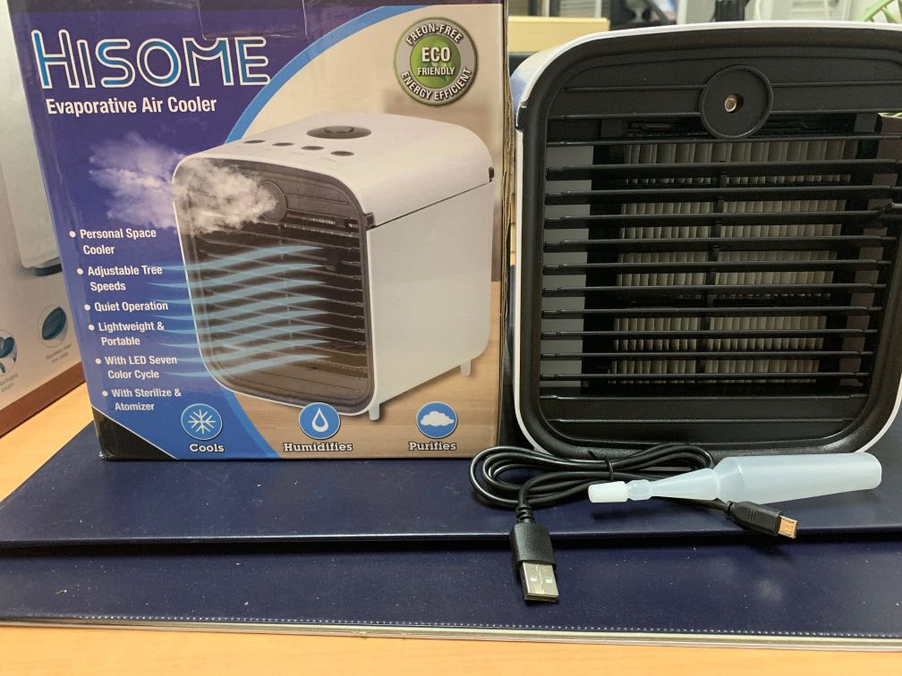 Hisome Portable Air Cooler, 5 in 1 Small Air Conditioner Cooler and