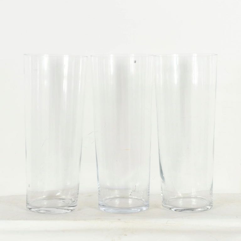 IKEA Bladet Vase Clear Glass, Furniture & Home Living, Home Decor