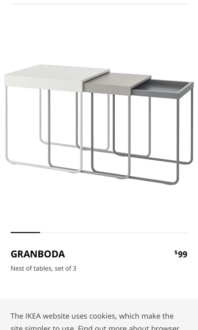 IKEA Coffee Table, Furniture & Home Living, Furniture, Chairs on Carousell