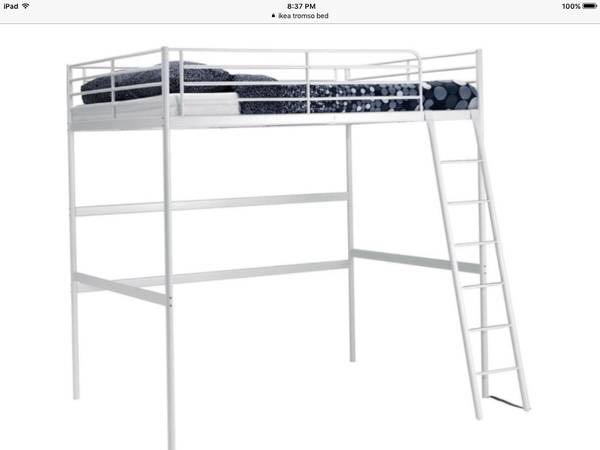 Ikea Tromso Loft Bed Home Furniture, Double Loft Bed Frame Ikea