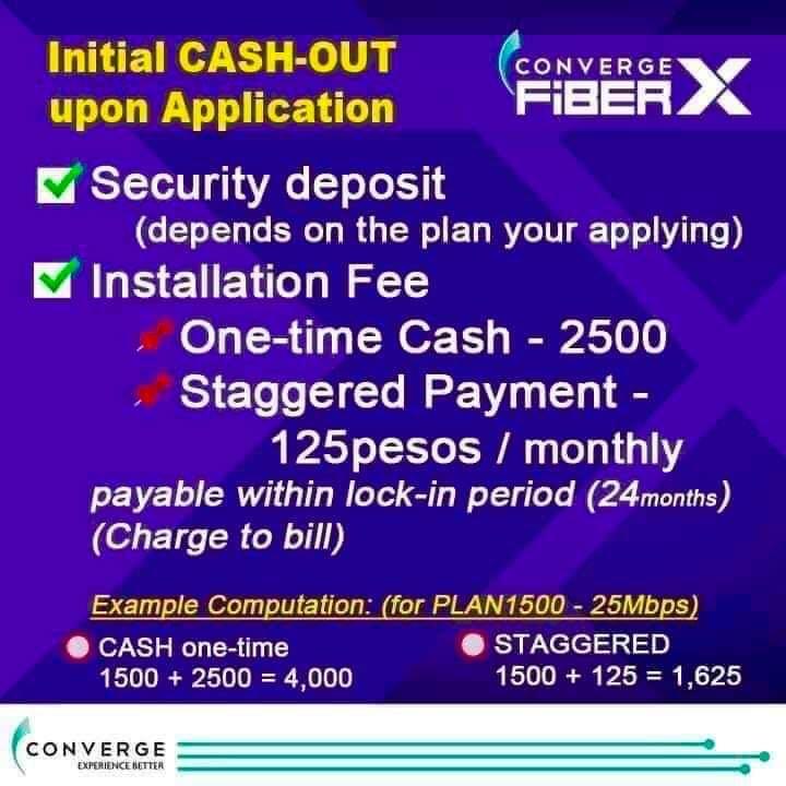 Internet Converge fiberX (Category: Networking) located in Pasay City. Submitted by lizshoppe (Listing ID 1037050090, Image 2). Description: #ConvergeFiberX 🚩Available Areas: (selected areas only) Quezon City Manila AREA Valenzuela Caloocan Malabon Navitas Bulacan (San jose del monte) 📍Experience better with Pure Fiber ✅ Unlimited Internet ✅ No Capping ✅ Higher Internet Speed ✅ Without a loss in bandwidth ✅ Data is Delivered Instantly ✅ Consist