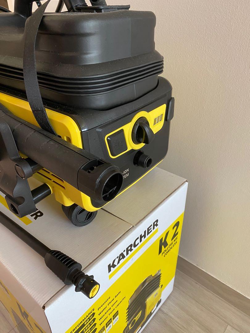 KARCHER K2 FOLLOW ME CORDLESS HIGH PRESSURE CLEANER 1000W