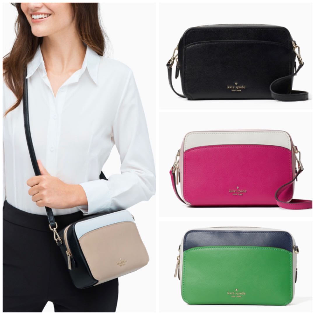 Kate Spade Lauryn Camera Bag Crossbody Slingbag Detachable Clutch Pouch  Warm Beige Multi Black / Pink Multi / Verona Green Multi, Women's Fashion,  Bags & Wallets, Cross-body Bags on Carousell