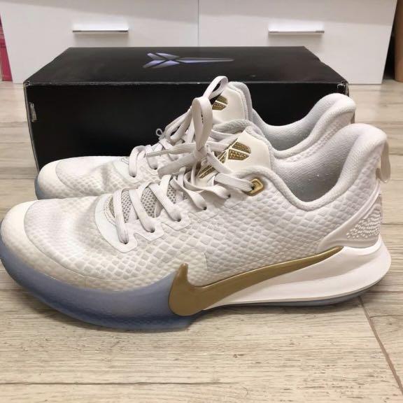 Kobe US9 Nike Mamba Focus EP white Shoes Kobe KD PG James