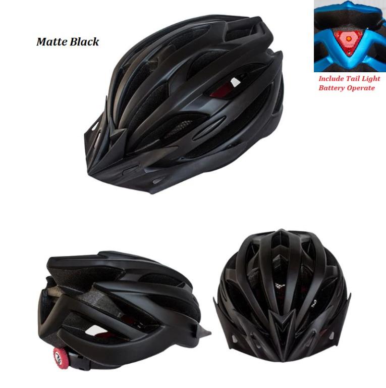 Lightweight Bicycle Helmet With Visor Led Light Mountain Road Bike Cycling Helmet Outdoor Sport Protective Helmet For Men And Women Bicycles Pmds Parts Accessories On Carousell