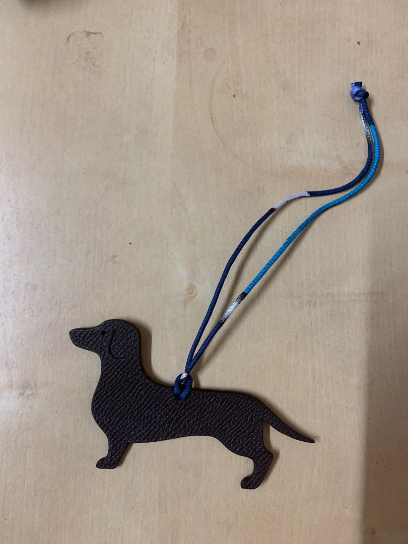 LIKE NEW HERMES PETIT H DACHSHUND CHARM