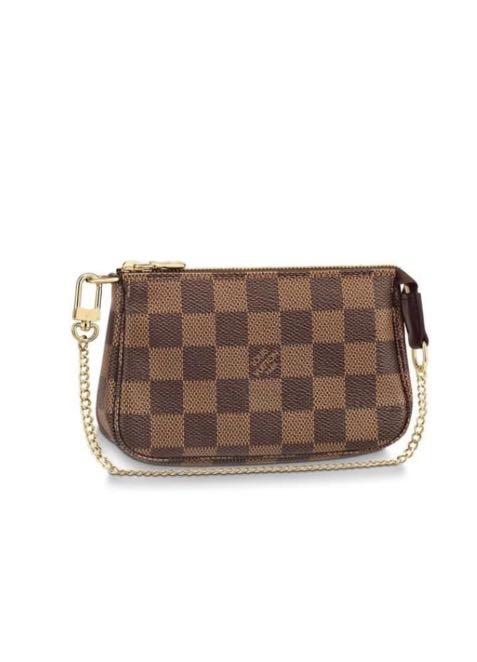 Louis Vuitton Mini Pochette Accessoires Damier Ebene Luxury Bags