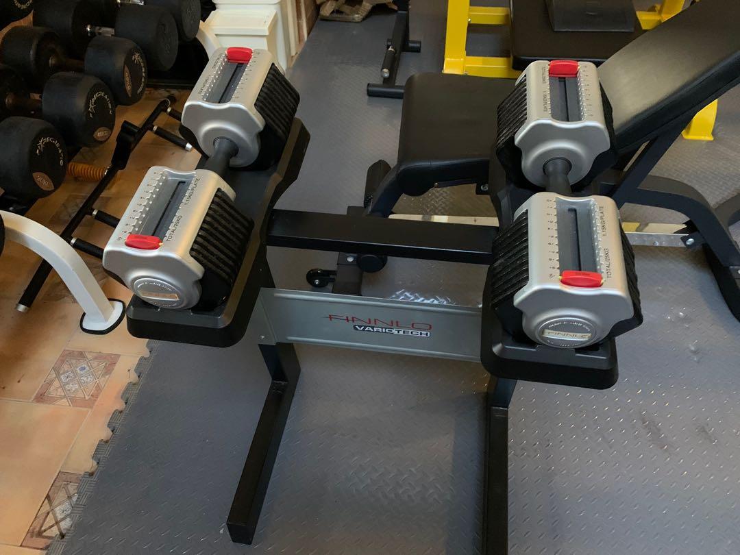 Mileage fitness deals adjustable dumbbells