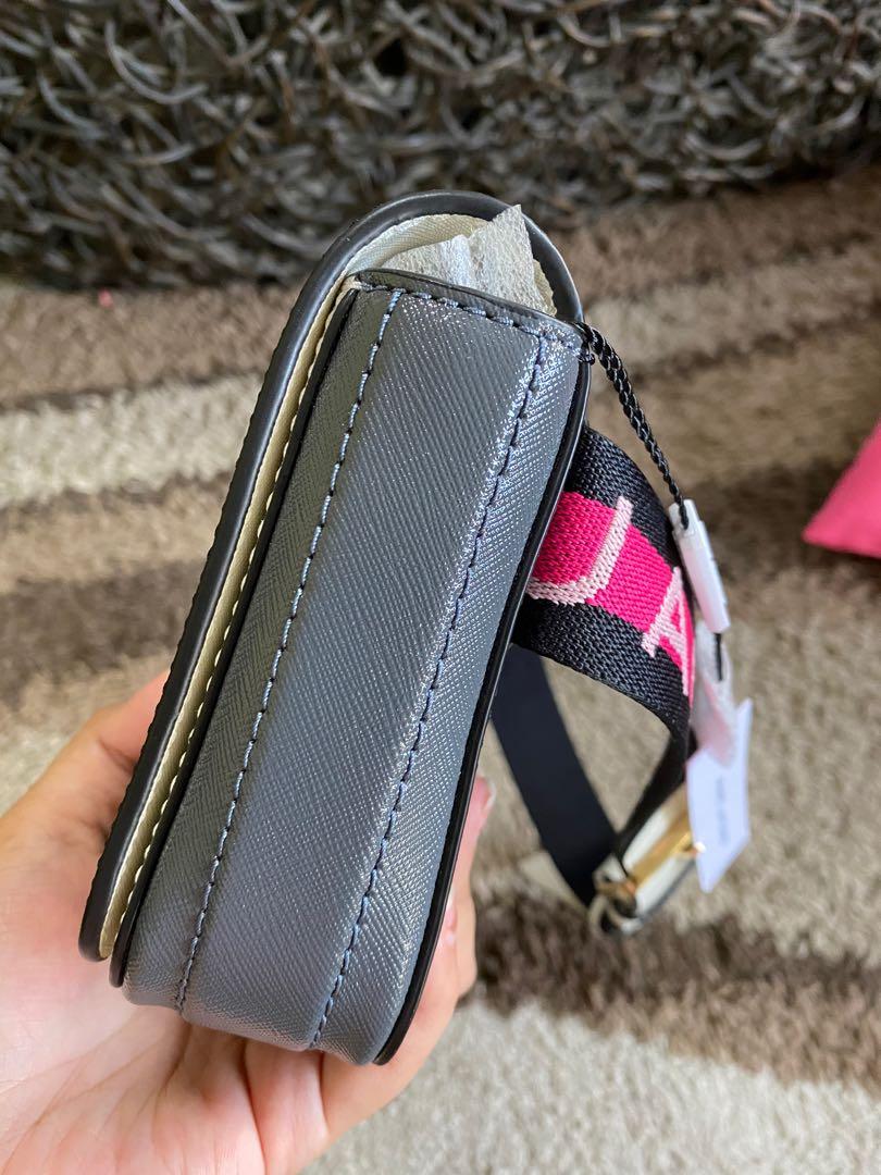 Logo strap store hip shot bag