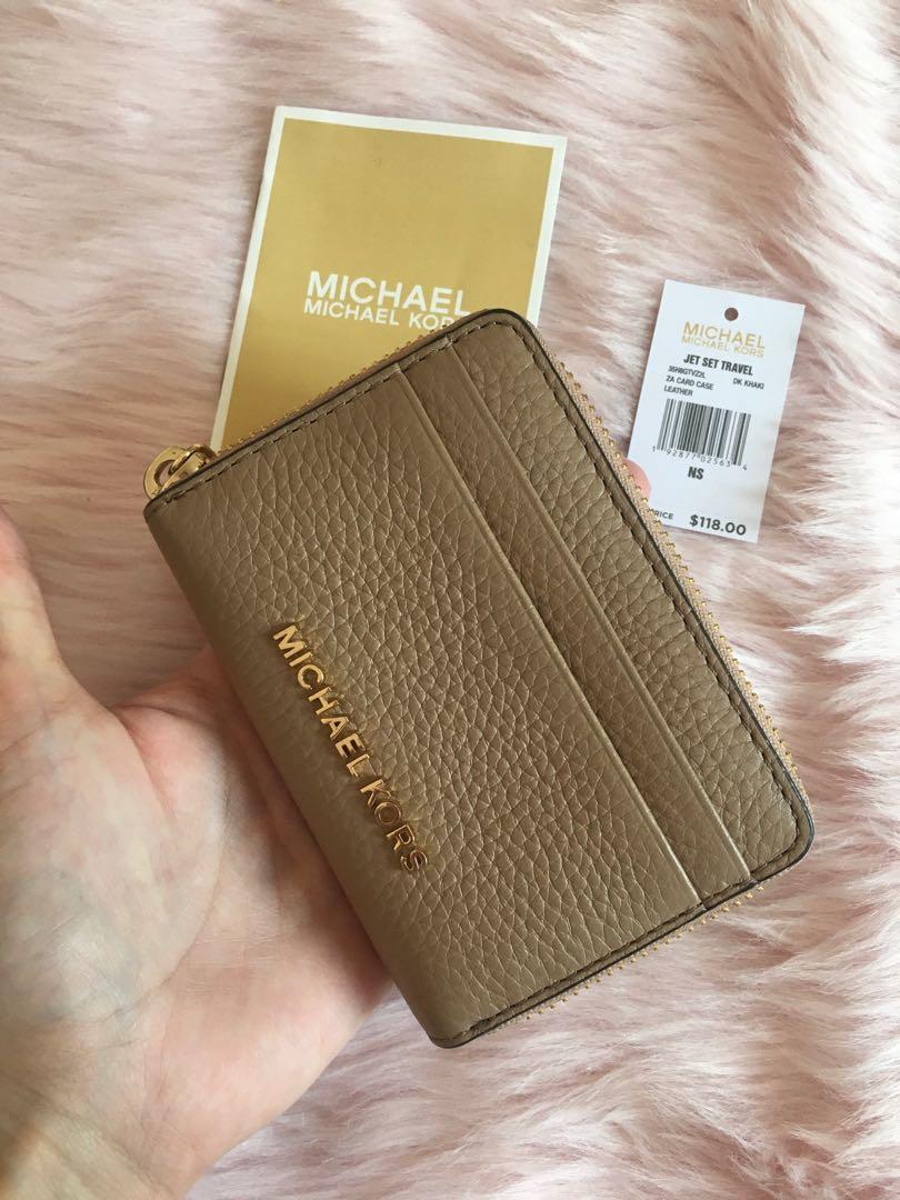 MICHAEL KORS COIN PURSE/CARD HOLDER - ORIGINAL, Luxury, Bags & Wallets on  Carousell