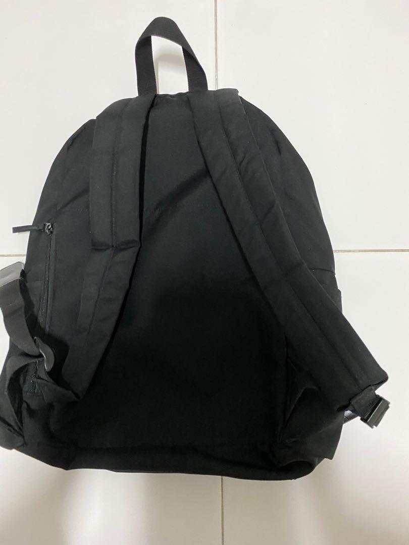 Muji Black Backpack, Men's Fashion, Bags, Backpacks on Carousell