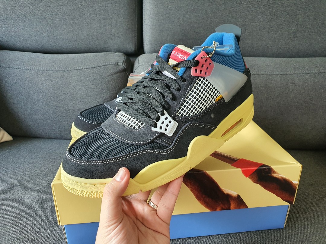 Nike Air Jordan 4 x UNION LA - Off Noir - US12 / UK11, Men's Fashion,  Footwear, Sneakers on Carousell