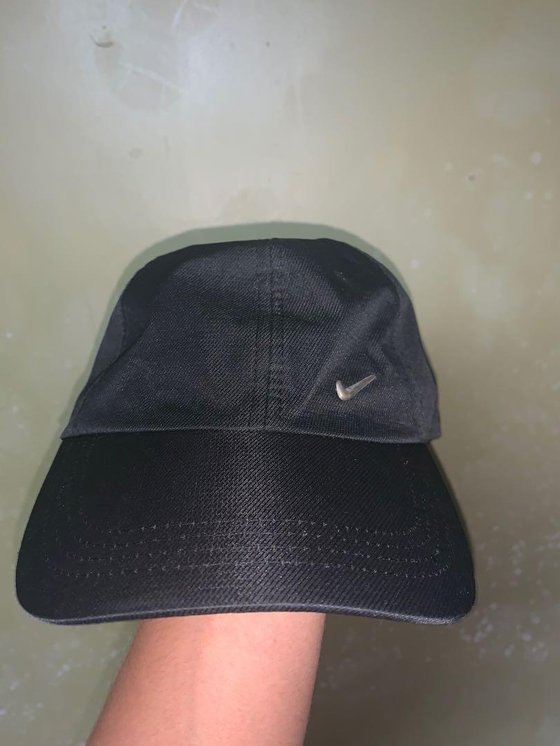 nike cap all black