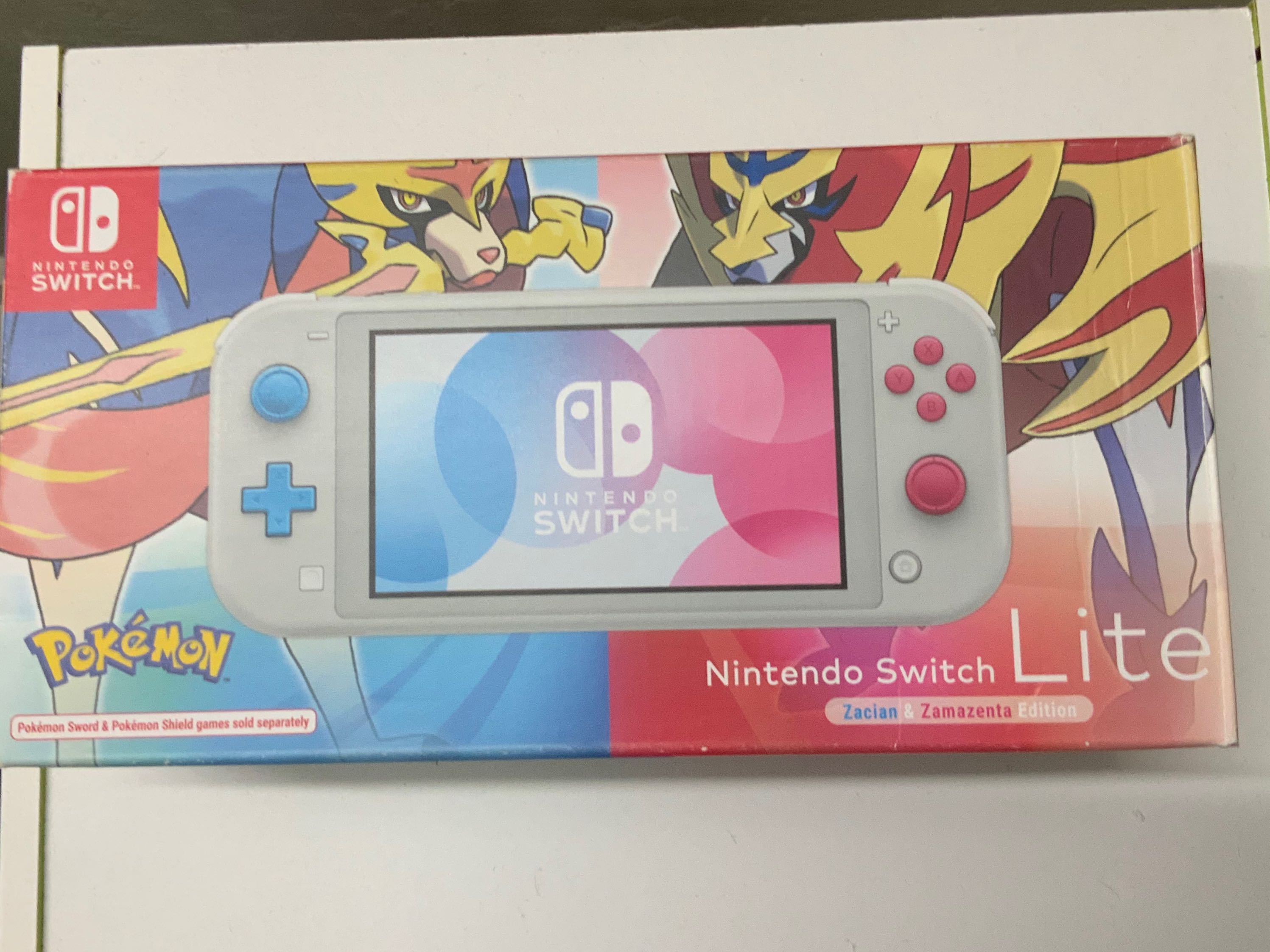 Nintendo Switch Lite Pokemon Sword Shield Edition Video Gaming Video Game Consoles On Carousell