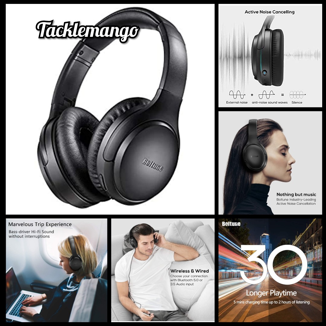 boltune active noise cancelling earbuds