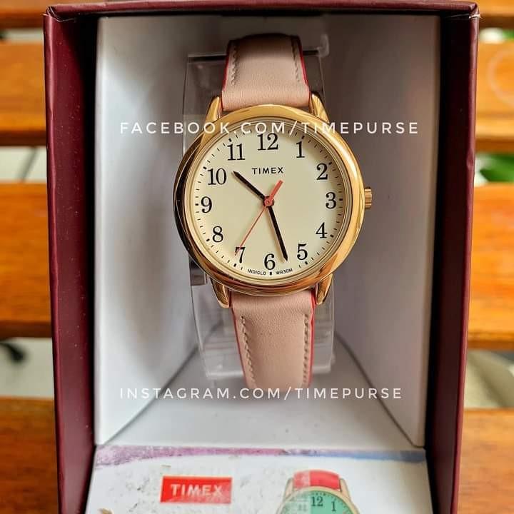 Easy reader color pop 30mm leather strap watch shop