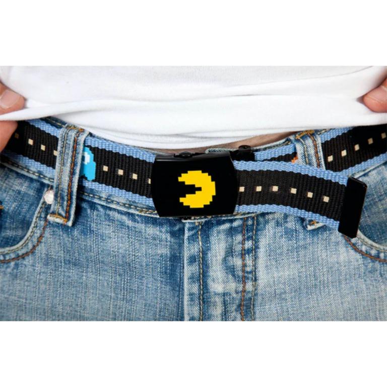 Pac man belt buckle top