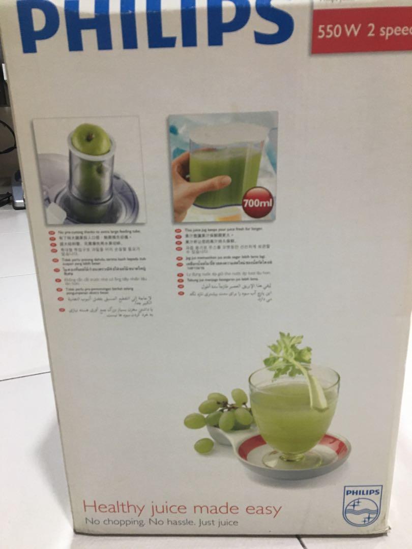 Philips healthy juice made easy, TV & Home Appliances, Kitchen