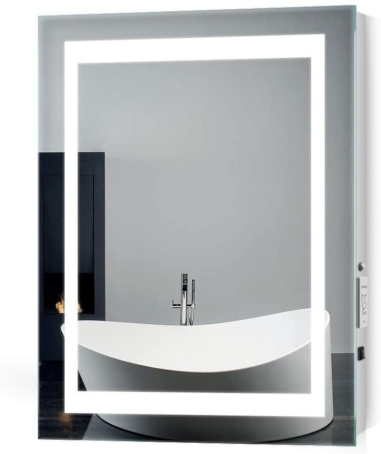 Quavikey Led Illuminated Bathroom Fogless Mirror Wall Mounted Rectangular Bathroom Mirrors With Lights Shaver Socket Demister Pad For Makeup Cosmetic Shaver Charging 500 X 700mm Furniture Others On Carousell Qs supplies bring you shaving mirrors from smedbo, hib, hudson reed, and ideal standard. lights shaver socket demister pad