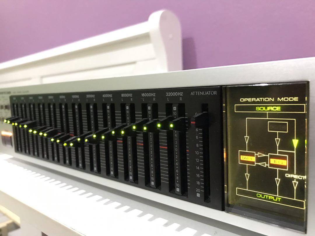 RARE Onkyo Integra EQ35 12 Band High End Stereo Equalizer, Hobbies