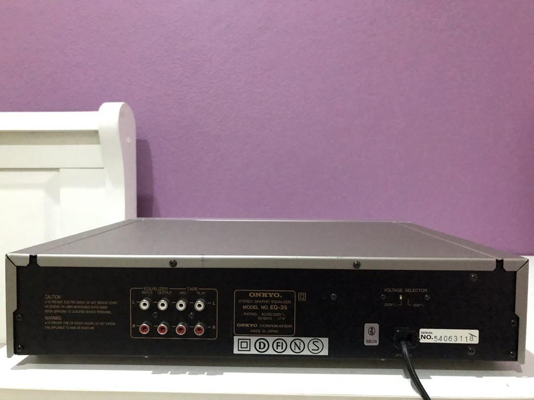 RARE Onkyo Integra EQ35 12 Band High End Stereo Equalizer, Hobbies