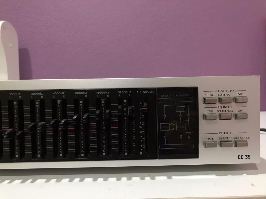 RARE Onkyo Integra EQ35 12 Band High End Stereo Equalizer, Hobbies