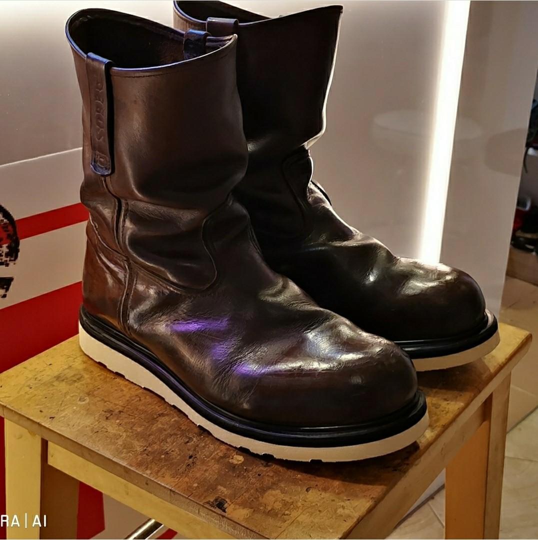 Red wing clearance boots white sole