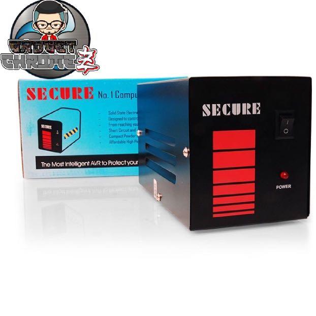 Secure AVR | 500 Watts (Category: Soundbars, Speakers & Amplifiers) located in San Jose del Monte. Submitted by gadget_chromez (Listing ID 1037181295, Image 1). Description: Secure AVR Intelligent AVR to protect your Computer Operating System: 500watts Max Capacity: 50VA Socket: 3 x 220V Compact Powder Coated Metal Case Affordable High Performance AVR.