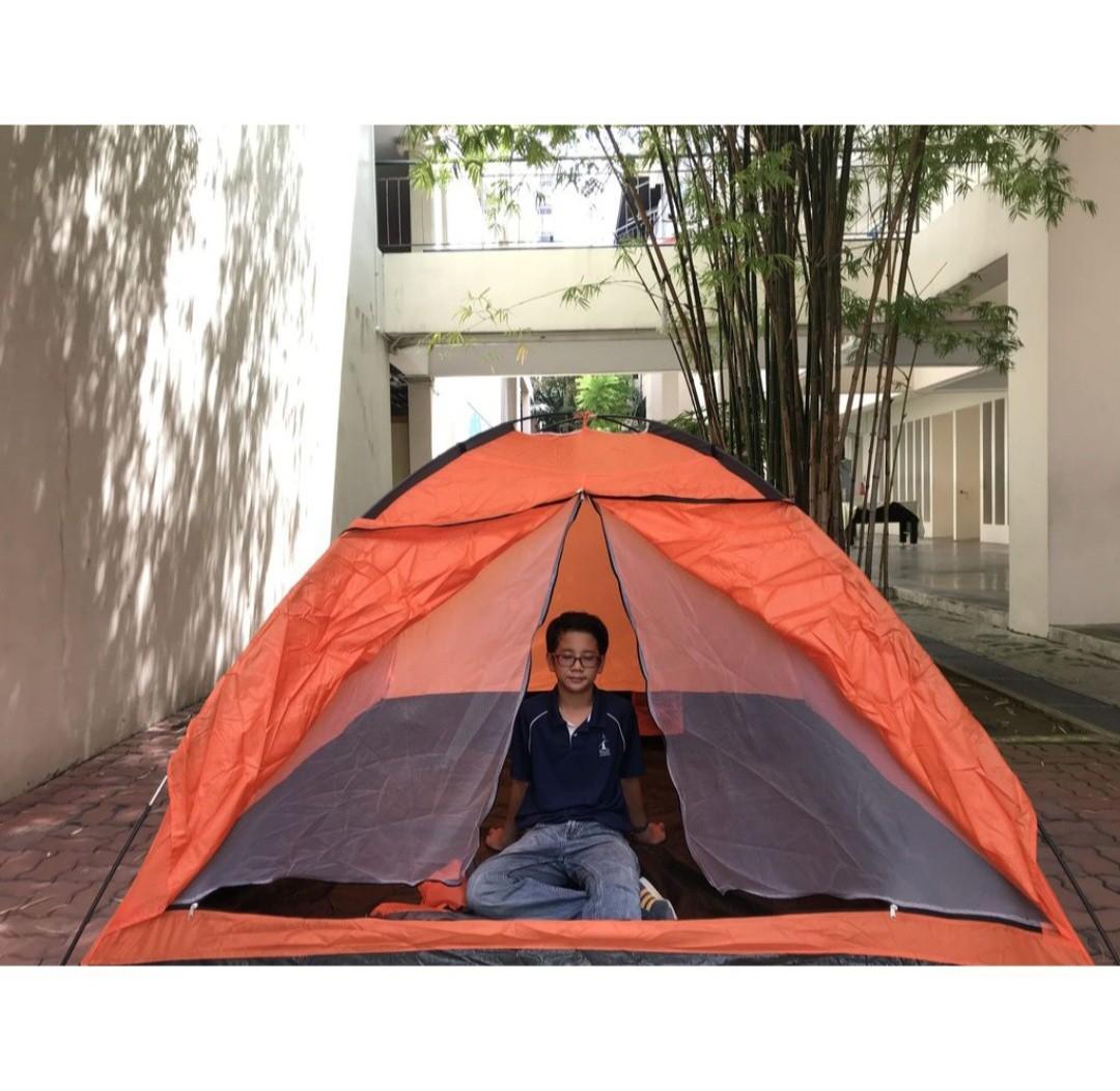 Sell 4 Man 6 Man Camping Tent Sports Equipment Hiking Camping On Carousell