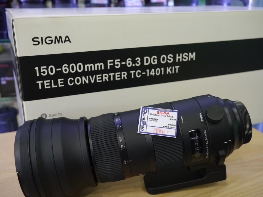 Sigma 150-600mm F5-6.3 OS Sports, 攝影器材, 鏡頭及裝備- Carousell