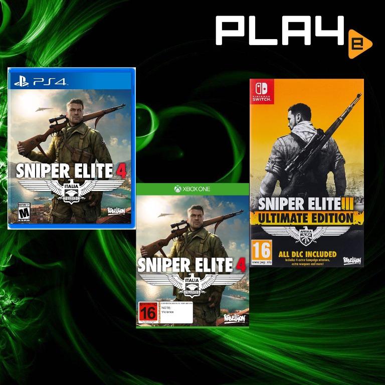 Xbox one top sniper elite 4