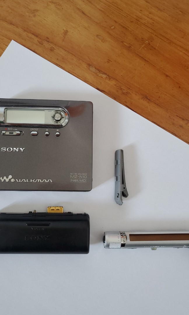 Sony MZN10 NetMD Minidisc Recorder, Audio, Voice Recorders on Carousell