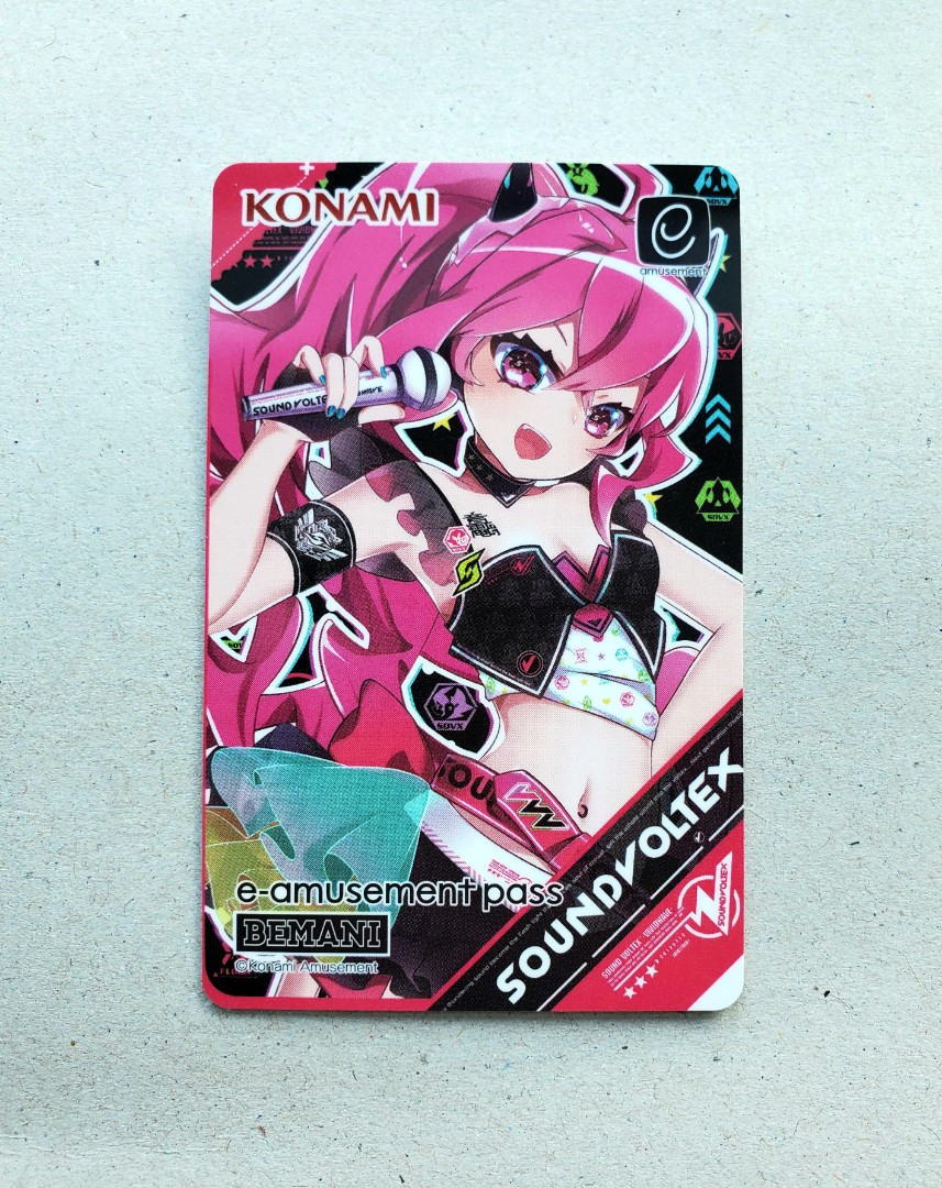 Sound Voltex Vivid Wave Grace e-amusement IC Card, Video Gaming 