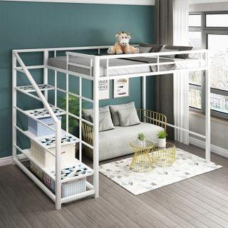 Loft Bed Queen Bed Frames Mattresses Carousell Singapore