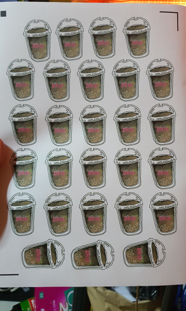 Sticker labels, food label, customized sticker, Hobbies & Toys