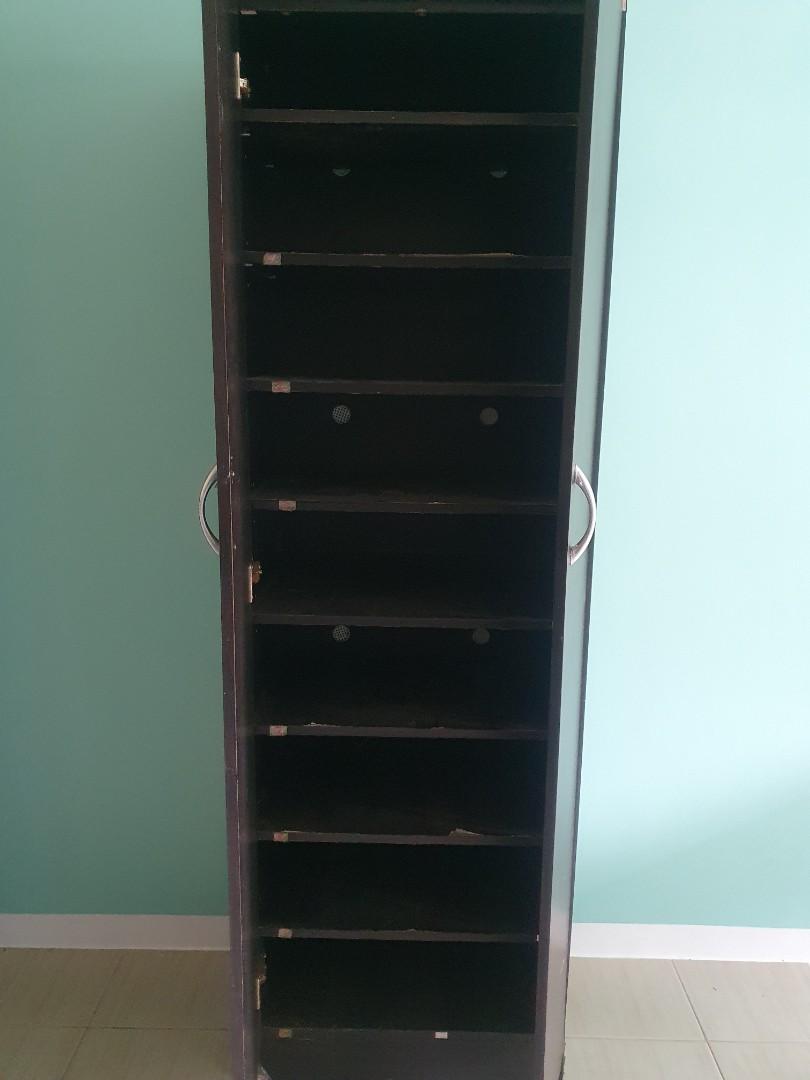 tall shoe cabinet on Tall Shoe Cabinet Furniture Home Living Furniture Shelves Cabinets Racks On Carousell