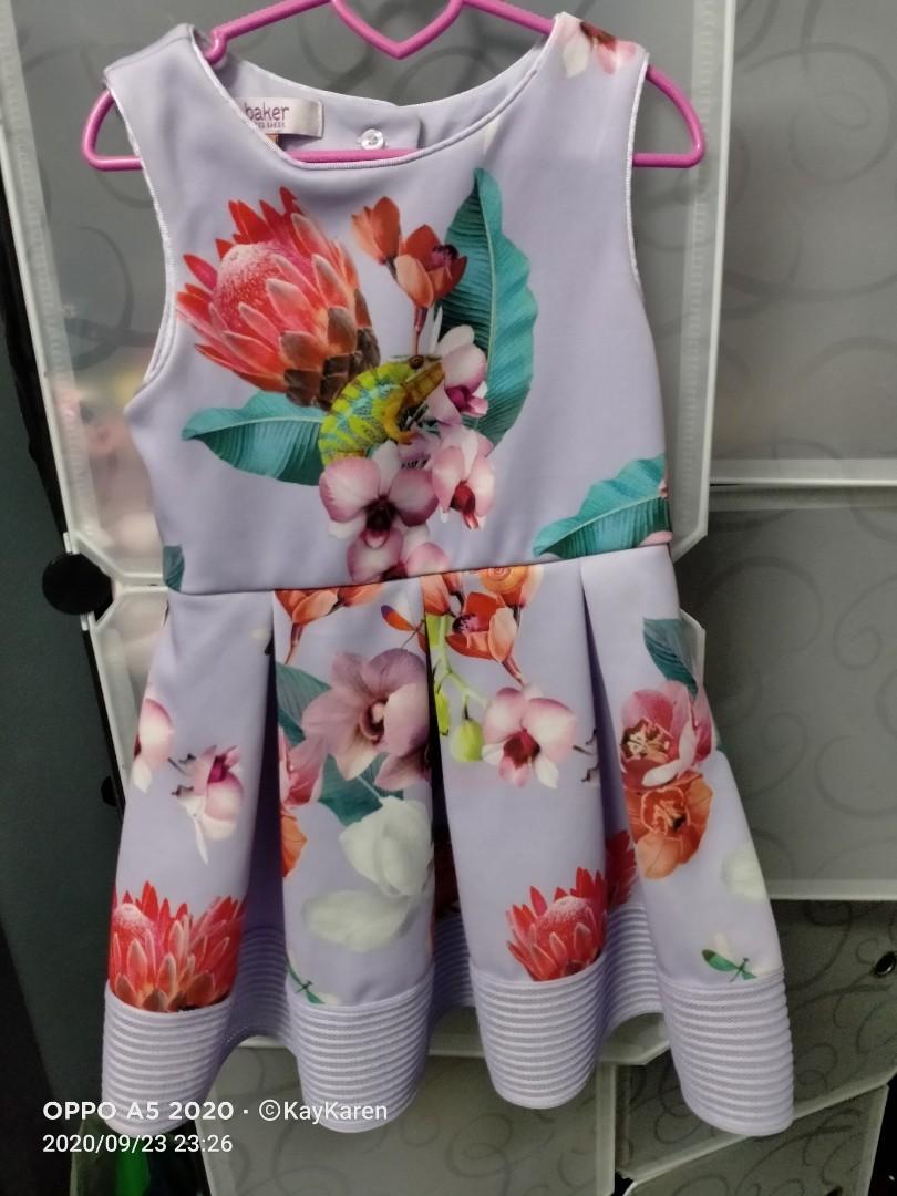ted baker pink girls dress