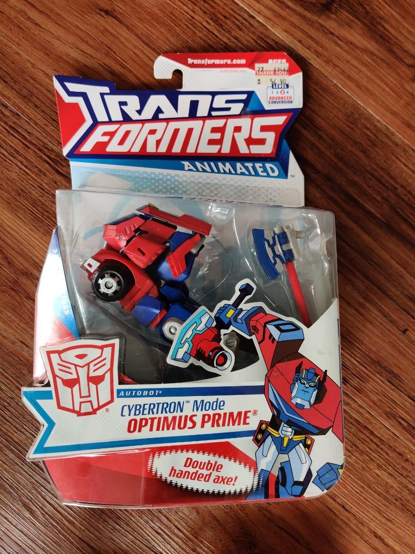 transformers animated deluxe optimus prime