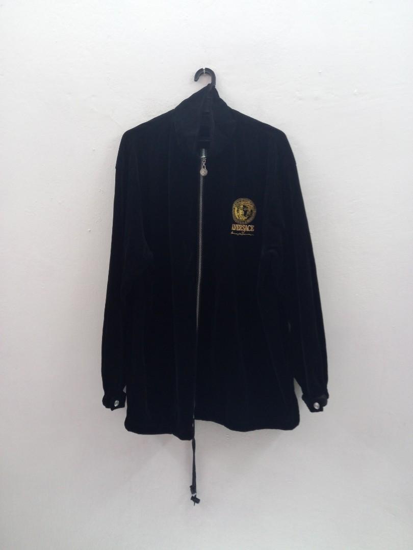 Versace velour jacket online